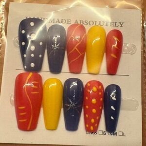 Curated Abstract Pop Nail Set